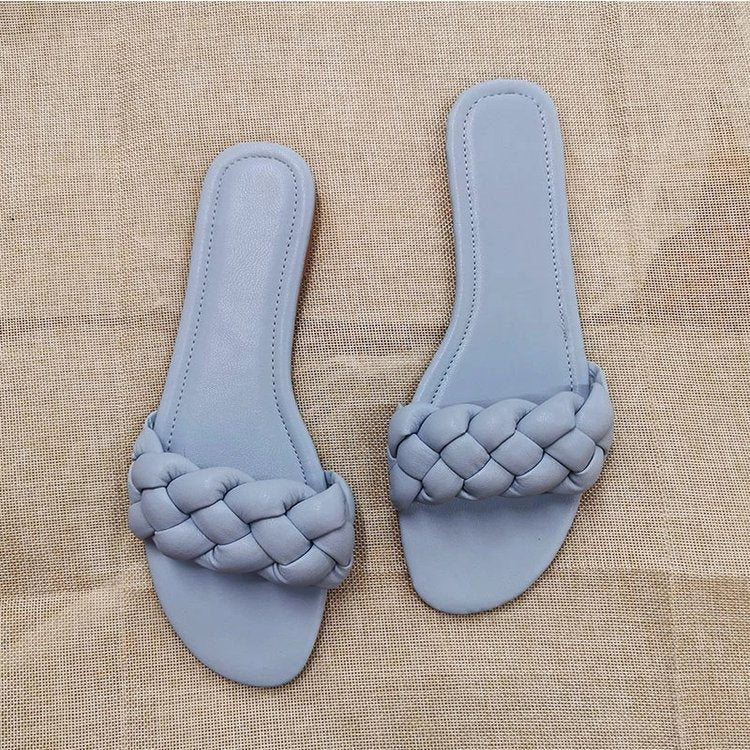 New Sponge Woven Sandals And Slippers