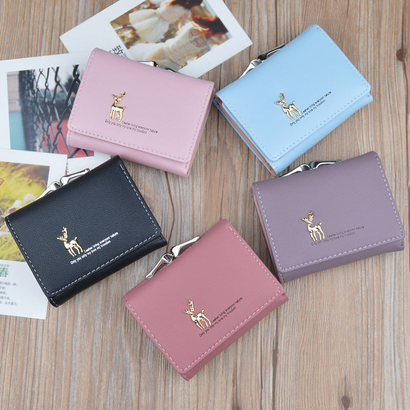 New Cartoon Leather Women Wallet Pocket Ladie Clutch Purs