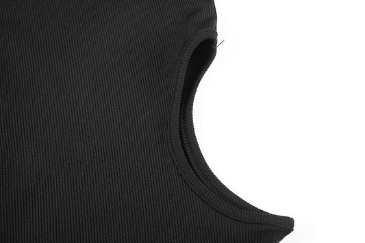 Niche Waist Hollow Long-sleeved Ladies Bodysuit