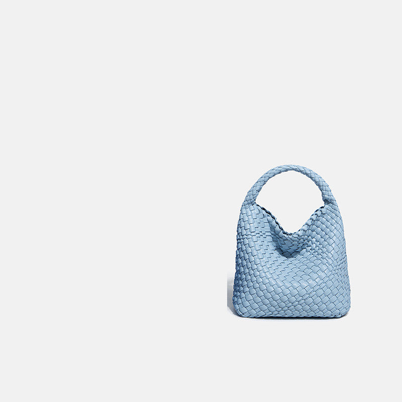 Hand-woven Bucket Soft Leather High-end Women's Bag