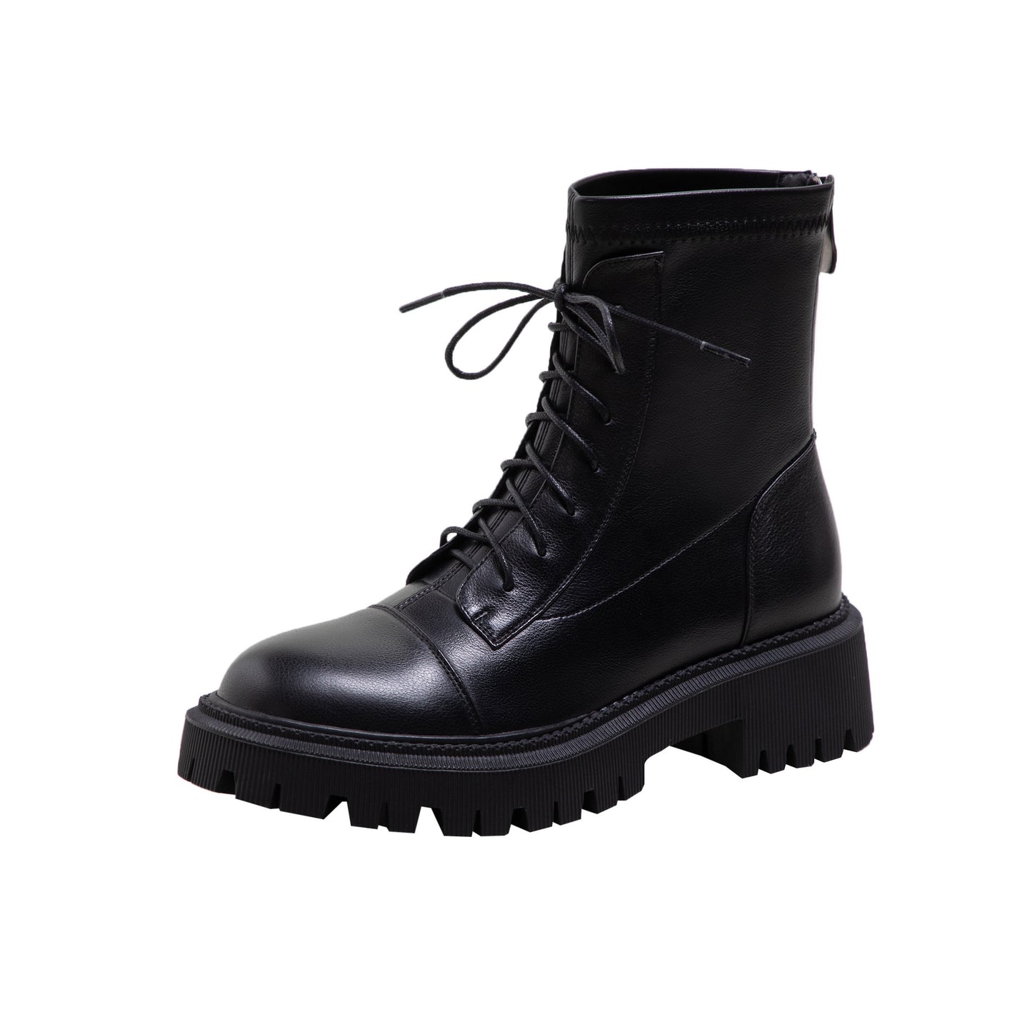 Thick-soled Martin Boots Women's British Style Was Thin And Short