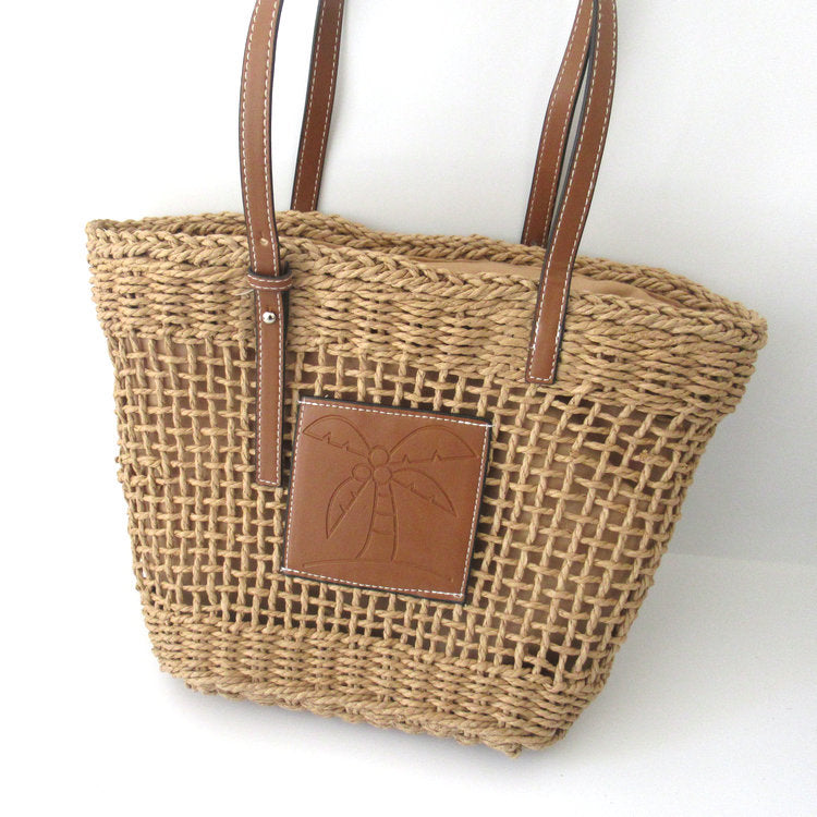 Braided Bag Hollowed Out For Summer Leisure