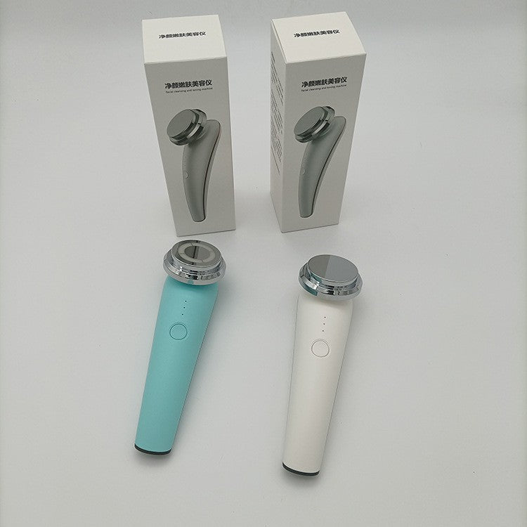 Inductive Therapeutical Instrument Quantum Sr Beautification Tool Red And Blue Light Vibration Massager Facial Cleansing And Firming Household