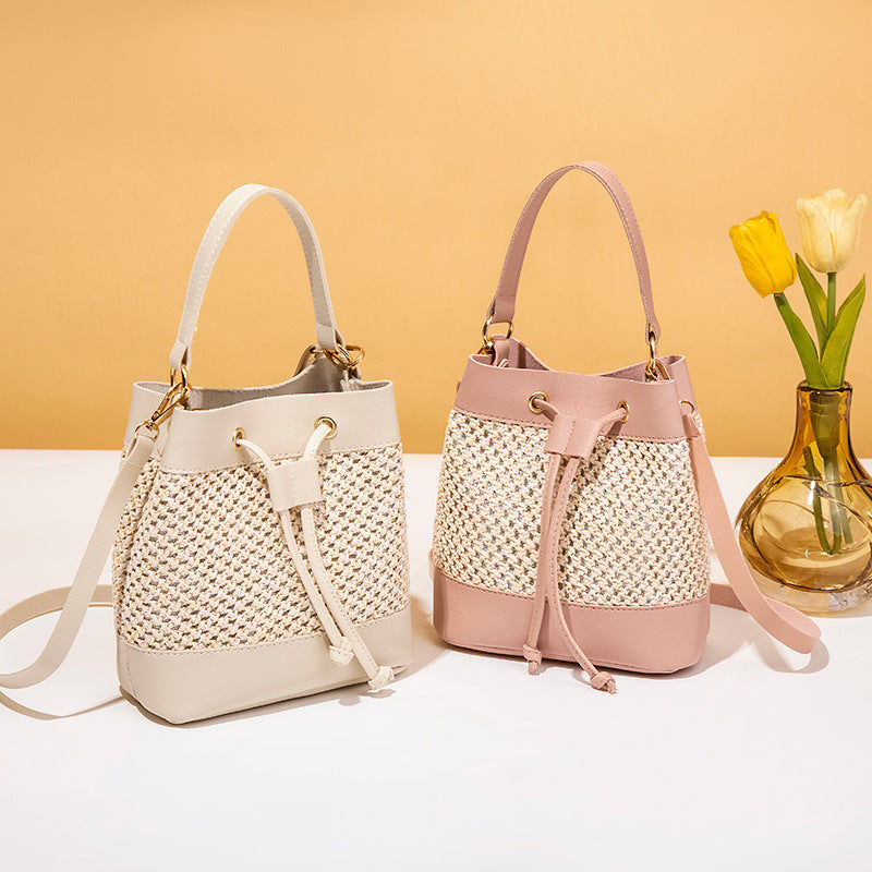 Fashion Women's Hollow Bucket Bag