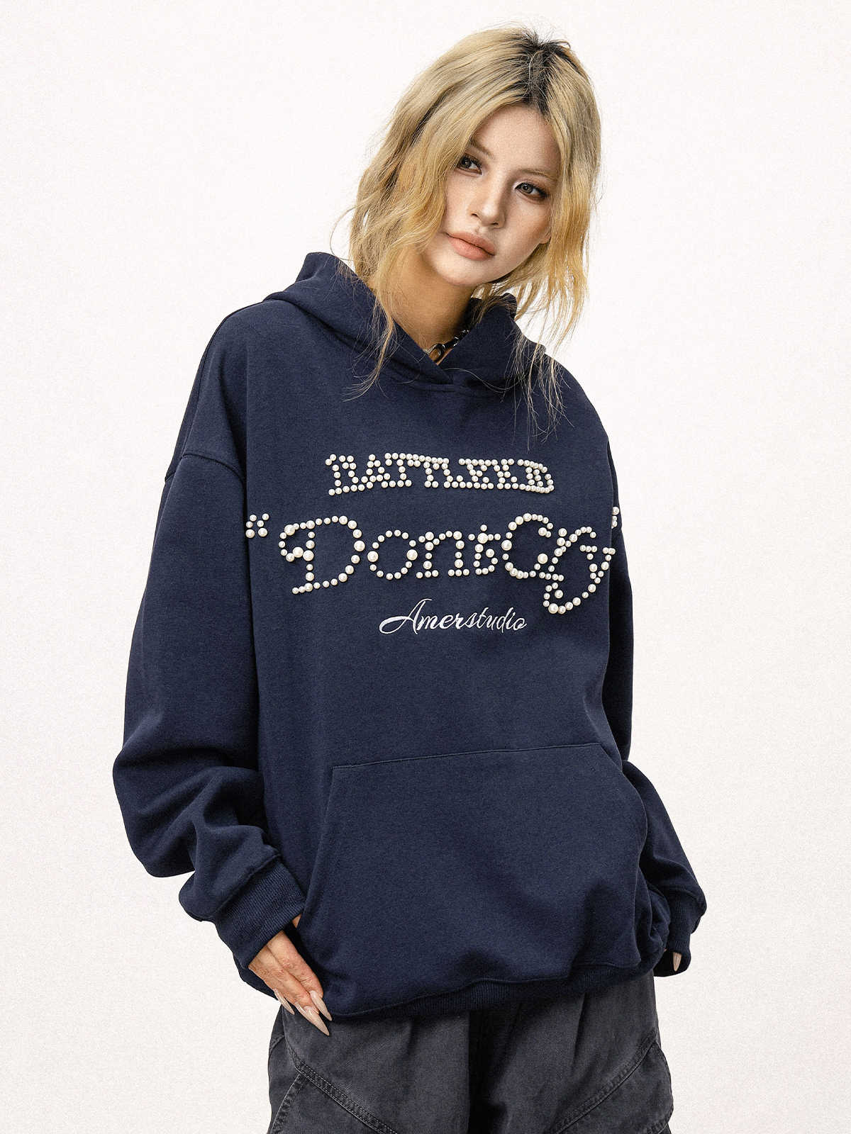 Women's Pearl Sweater Autumn And Winter Loose Jacket
