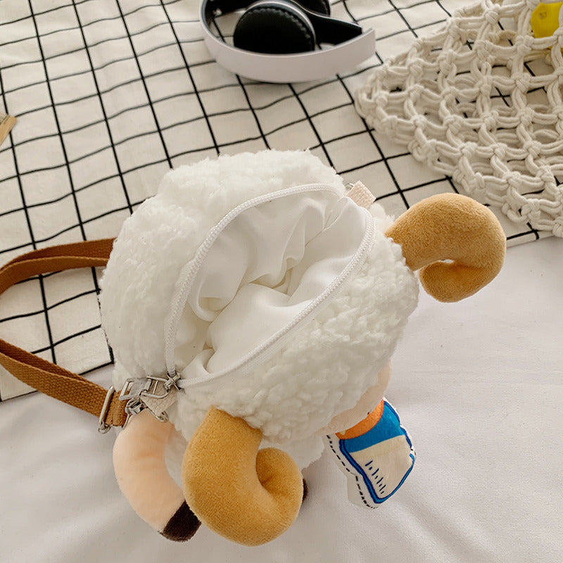 Cartoon Children's Plush Toys Crossbody Bag