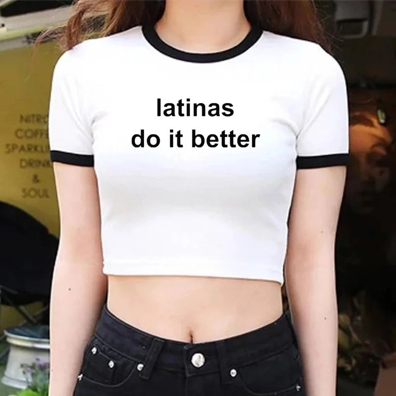 Street Internet-famous Trendy Short Slim-fit Short Sleeve