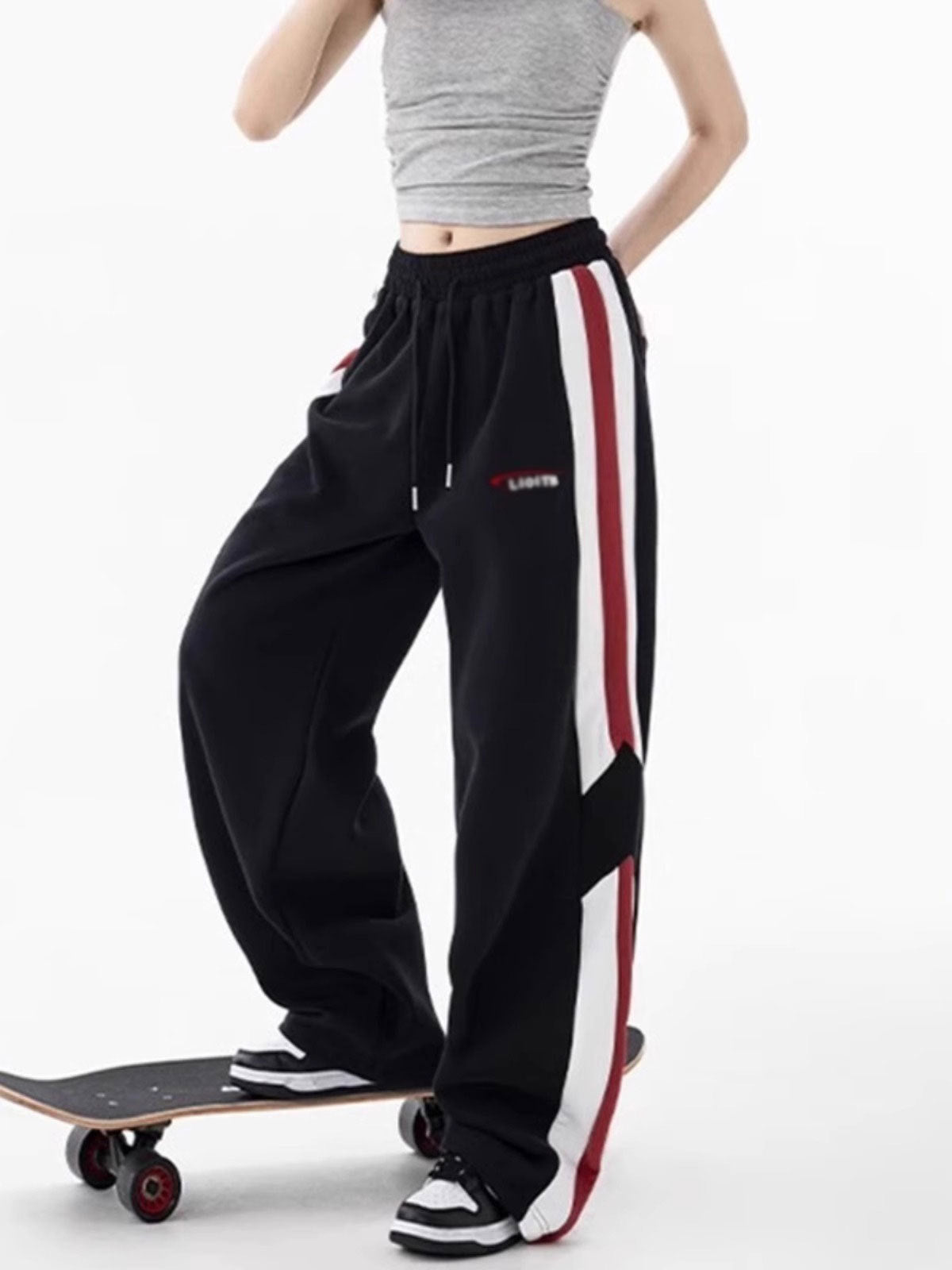 Women's American Style Loose Casual Track Sweatpants