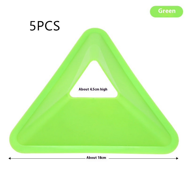 Triangle Sign Plate Training Obstacle Sign Plate