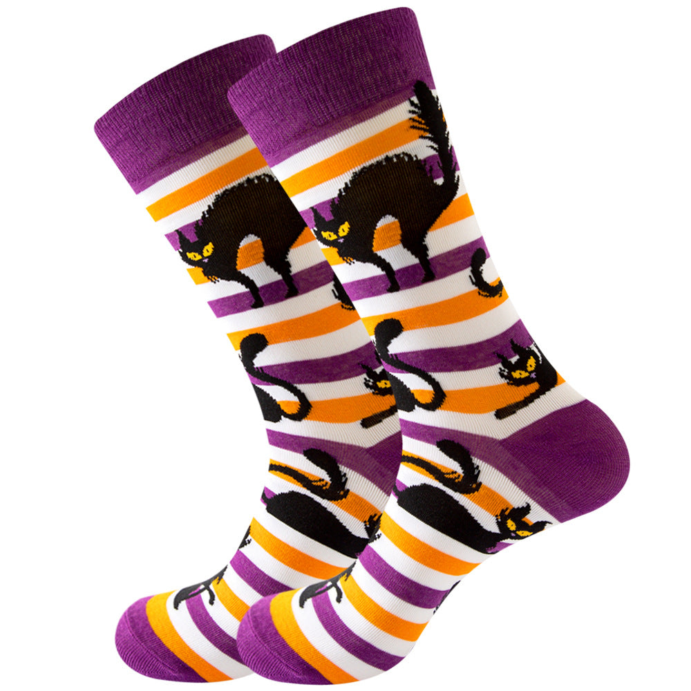New Halloween Men's And Women's Skull Socks