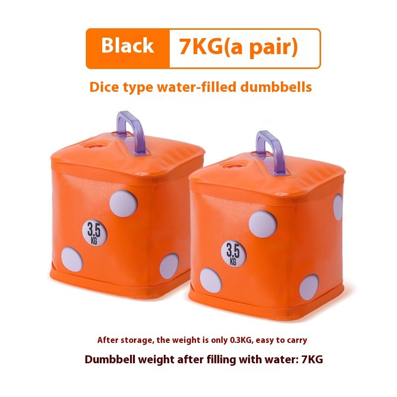 Fitness Dumbbell 7kg10kg A Pair Of Portable Water Injection Household