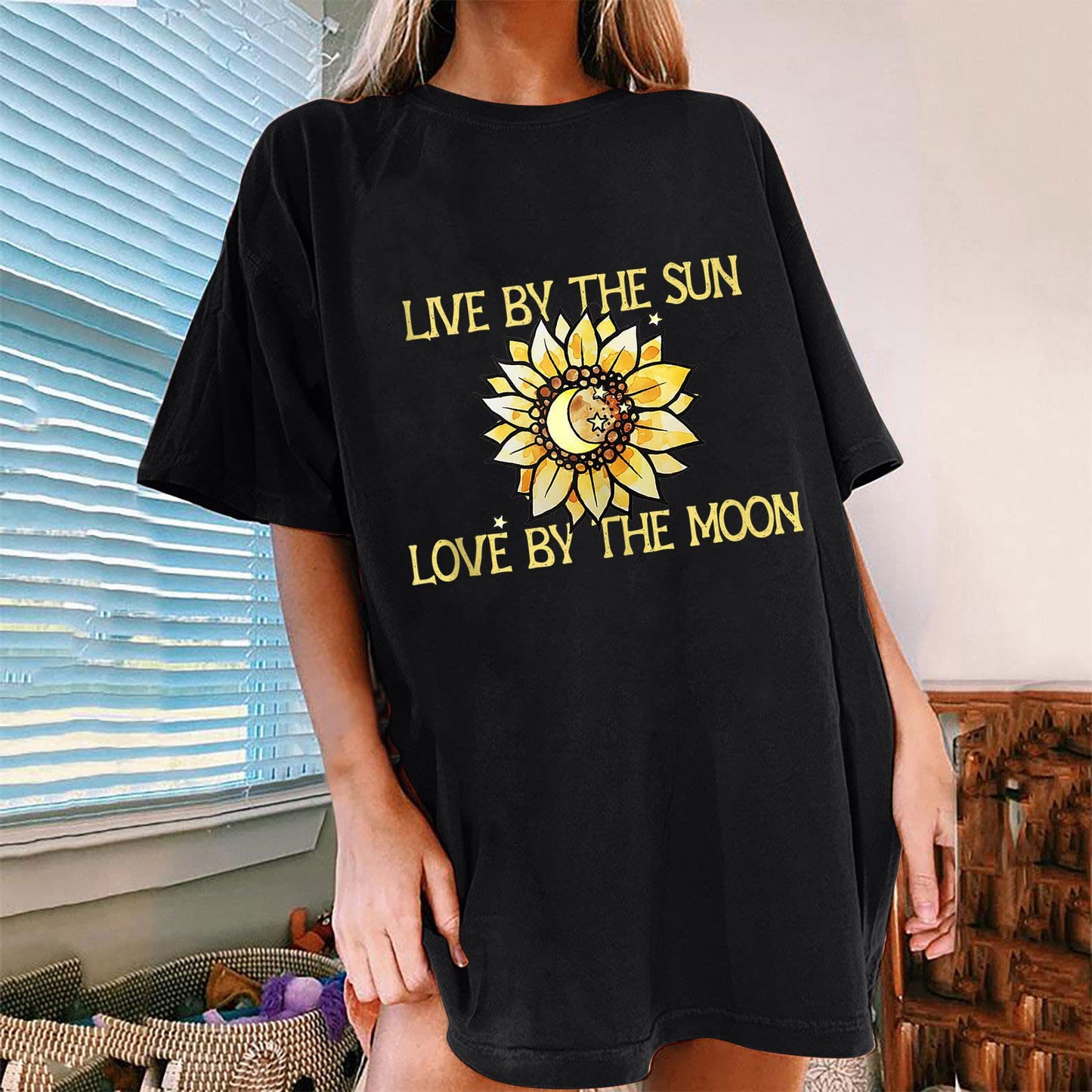 Women's Plus Size Mid-length Round Neck Short-sleeved T-shirt