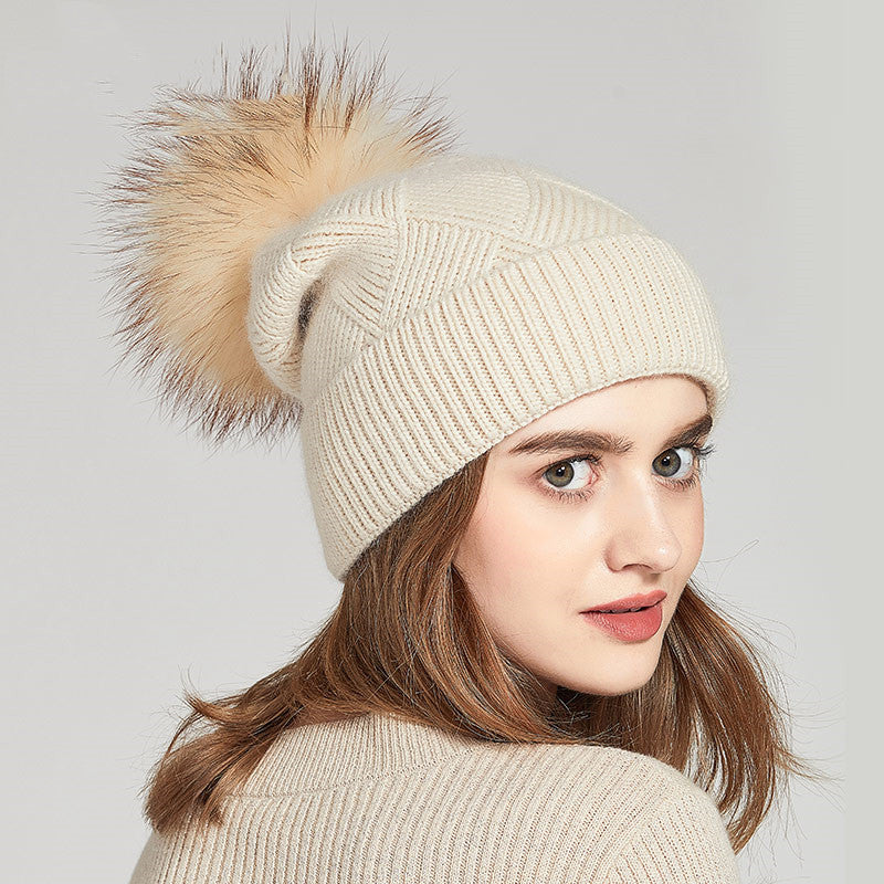 Women's Warm Ear Protection Wool Hat