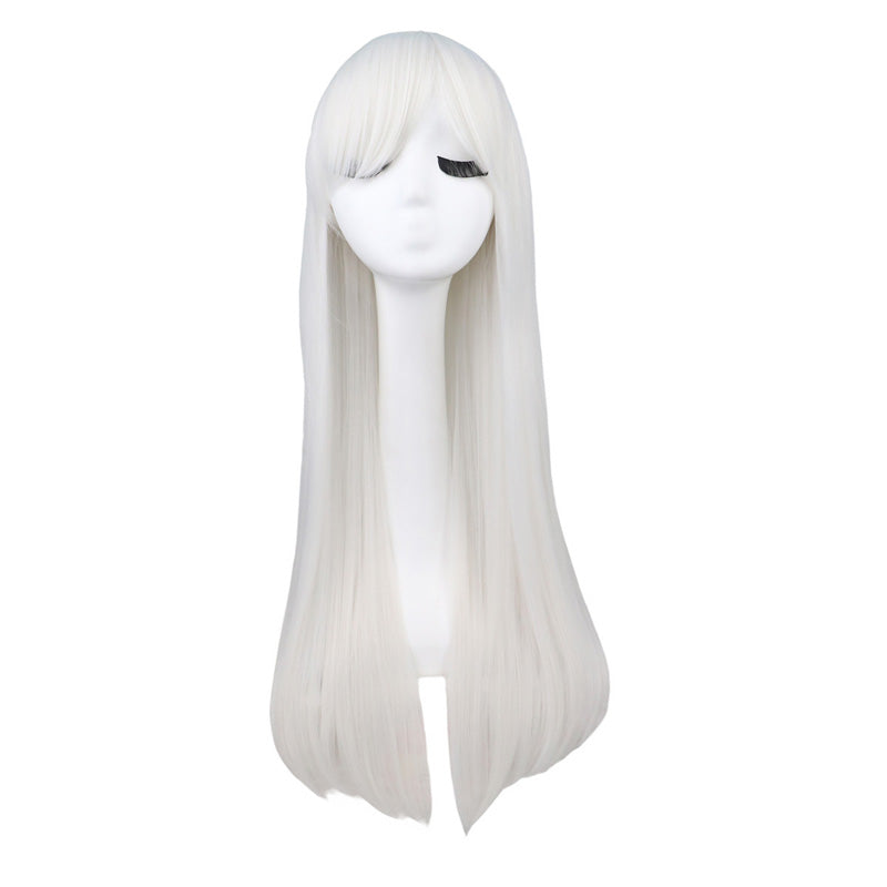 Long Straight Hair Wig Tape Mesh Matte Headgear