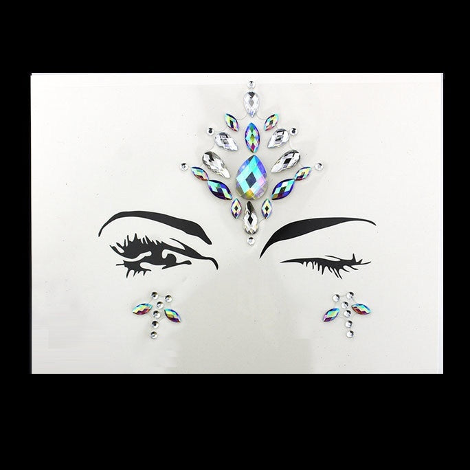 Comes With Sticky Pearl Stick-on Crystals Transparent Photo Shoot