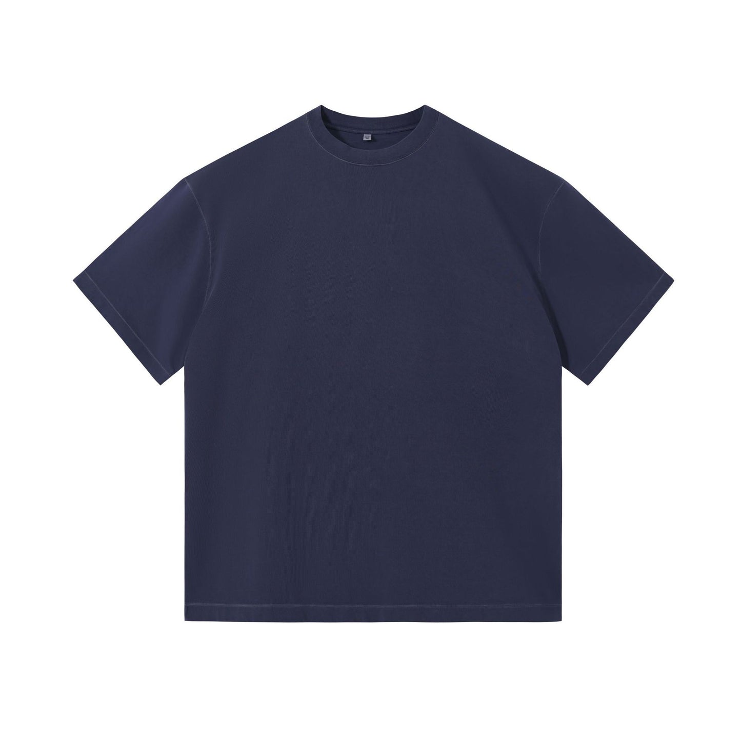 Women's Pure Color Pure Cotton Partial Distressed Short Sleeve
