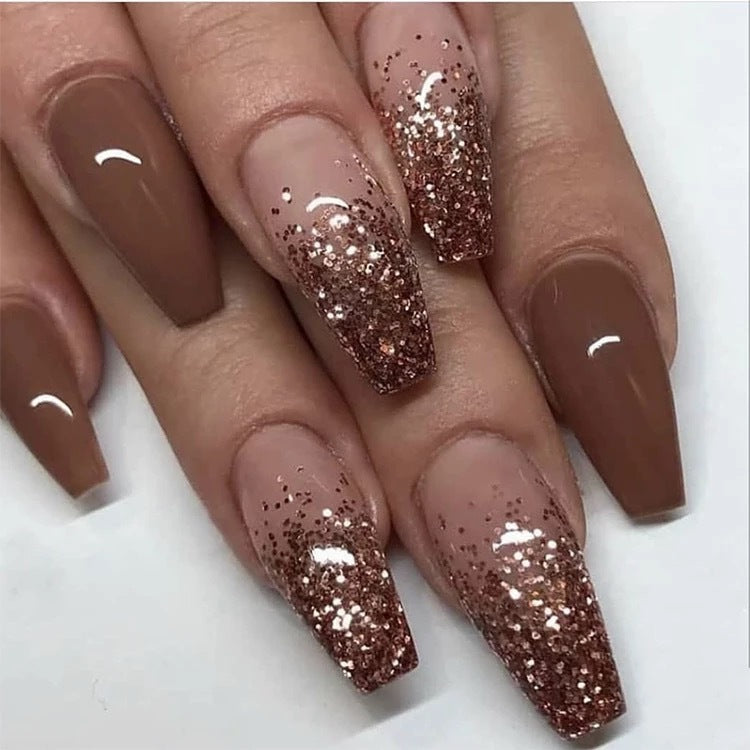 Removable Wear Nail Art Ballet A Fake Nail Patch