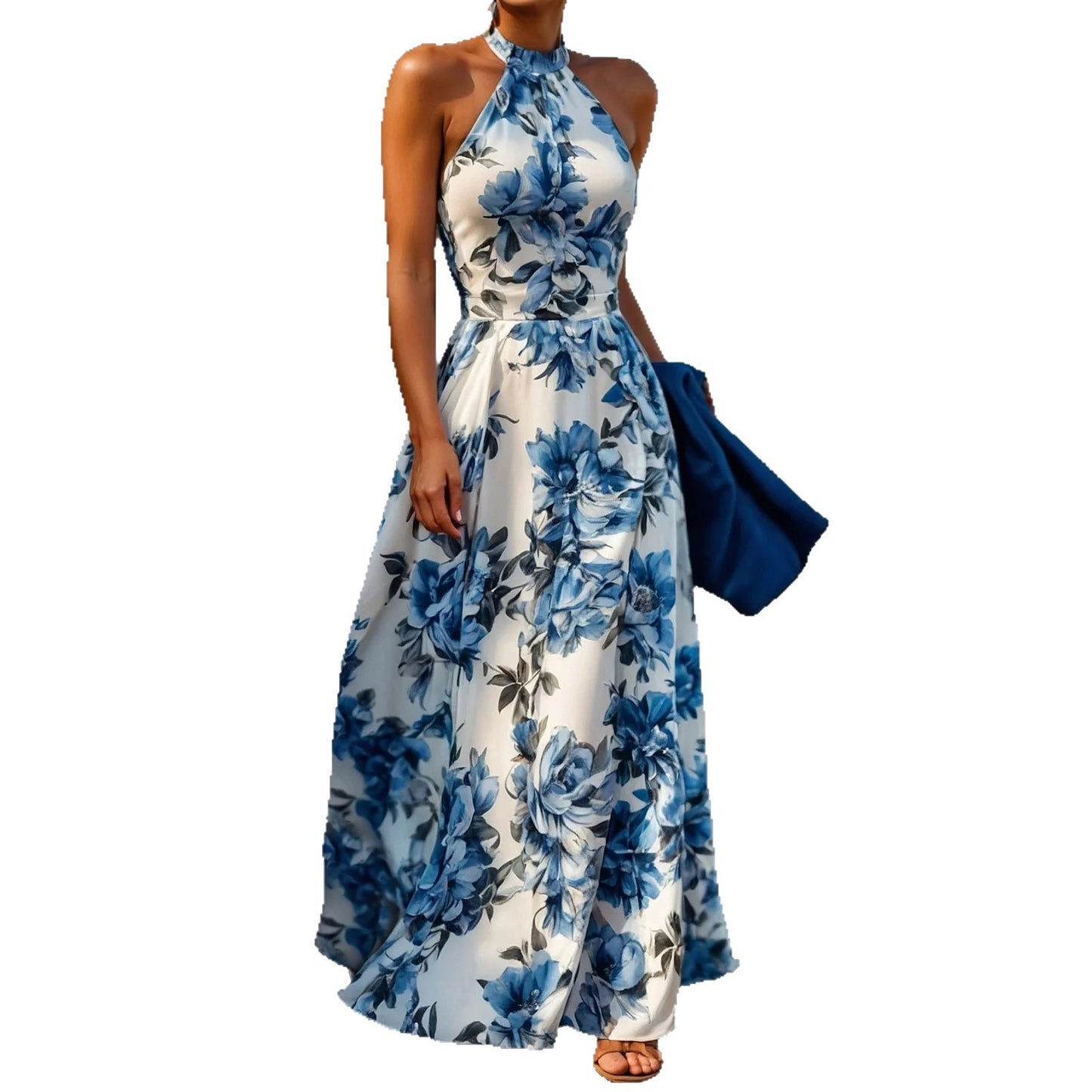 Resort-style Halter Dress For Women