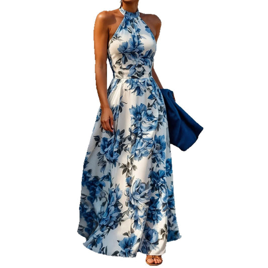 Resort-style Halter Dress For Women