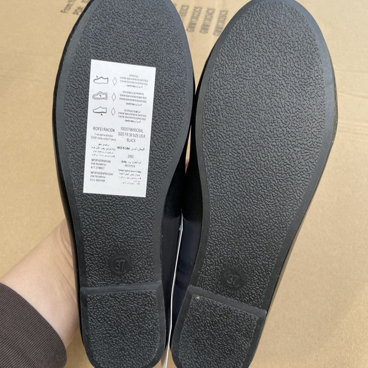 Womens Flat Shoes With A Single Bow
