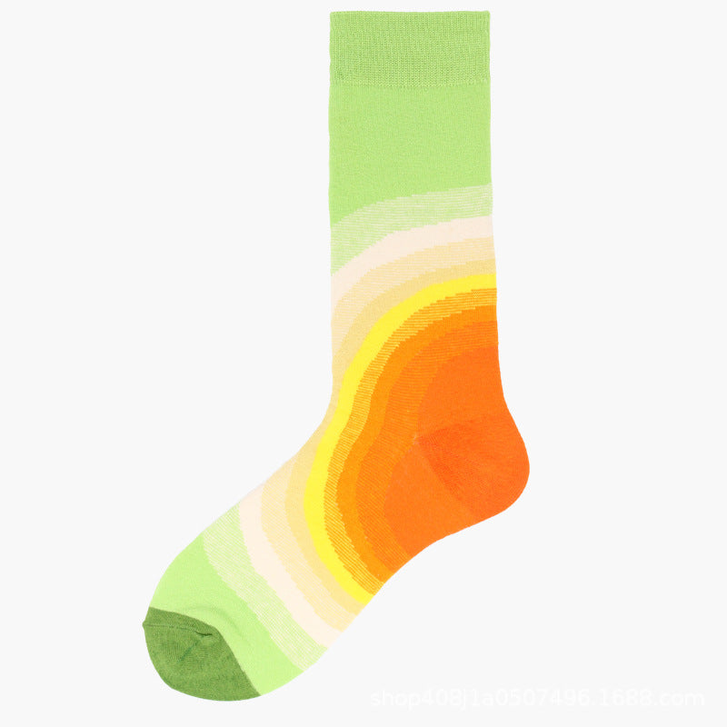 Mid-calf For Fall And Winter Long Cotton Socks