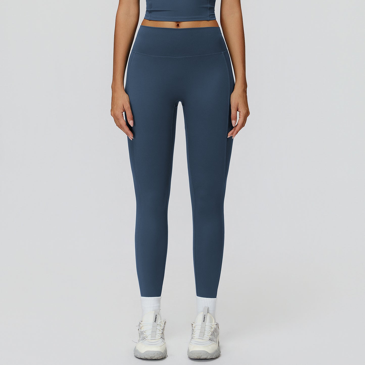 Brushed Yoga Pants High Top Sports Tight Trousers