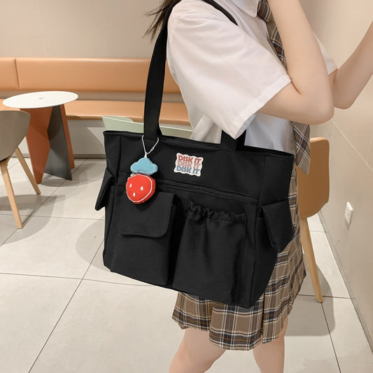 Women's Fashionable And Versatile Casual Solid Color Shoulder Bag