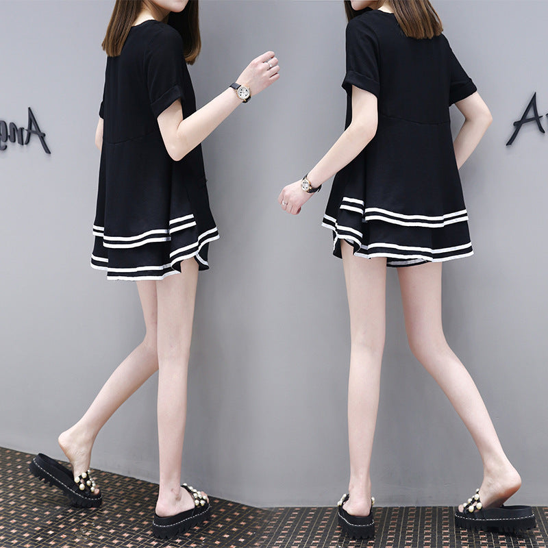 Fashionable And Chic Two-piece Shorts Set