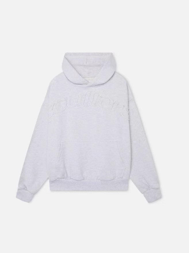 Løs og komfortabel sweatshirt med bogstavprint til hverdagsbrug