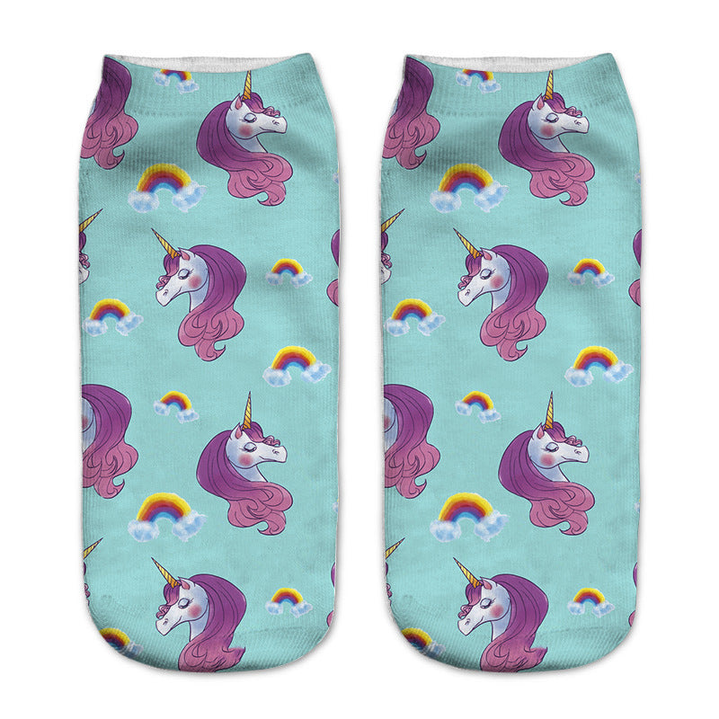 Digital Printing Women's Socks 3d