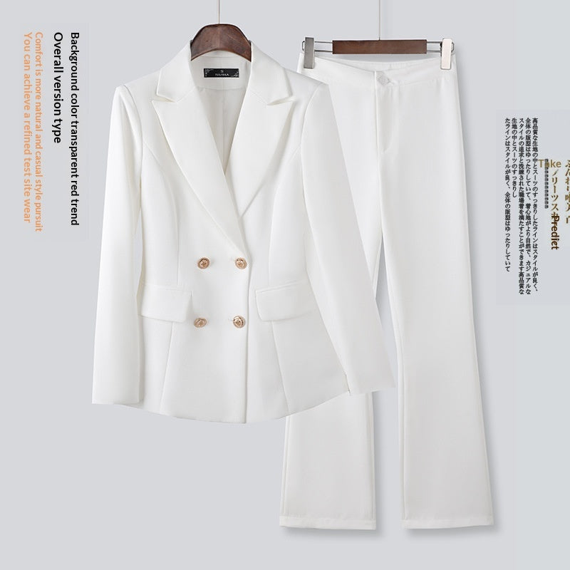 Womens Formal Suit Korean-Style Slim-Fit Casual Blazer With A High-End Professional Finish