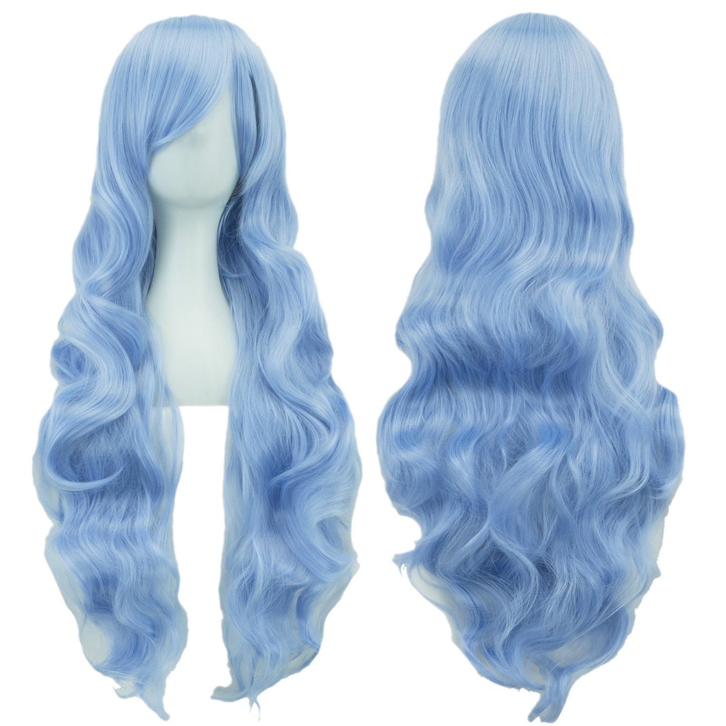 Pure Color All-matching COS Long Curly High-temperature Fiber Wig
