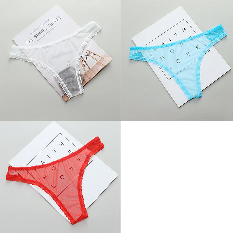 Ladies Fashion Full Transparent Panties T-Line
