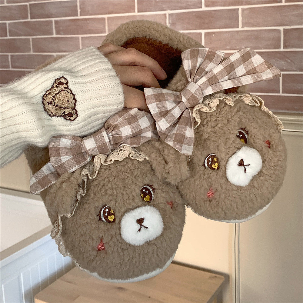 Women's Fashion Indoor Non-slip Cotton Slippers
