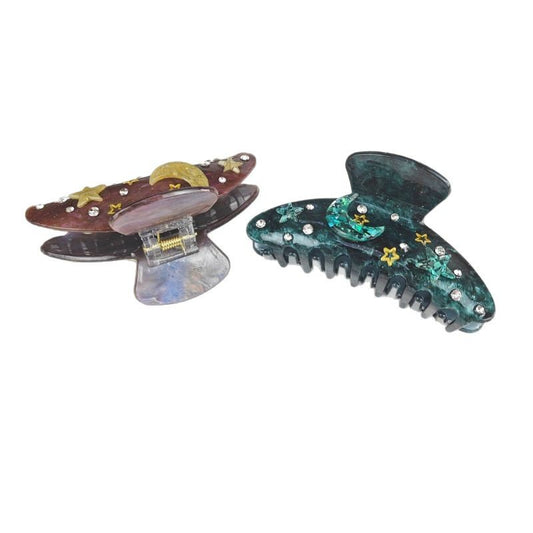 Oversized Star Moon Starry Sky Barrettes