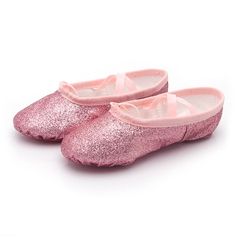 Golden Folk Dance Cat's Paw Performance Ballet Dancing Shoes