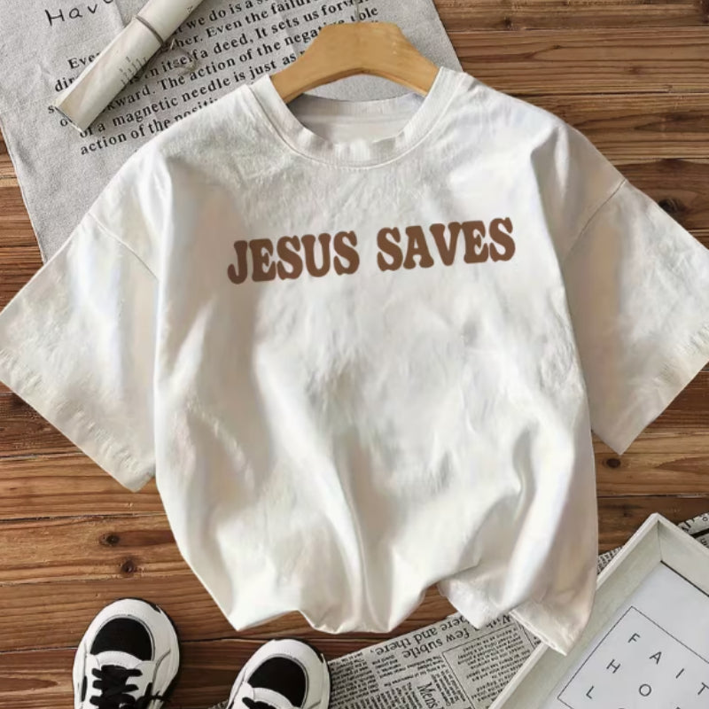 Printed Short-Sleeve Crewneck T-Shirt
