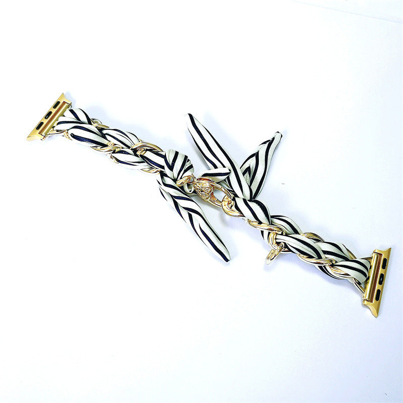Watch Scarf Metal Chain Women