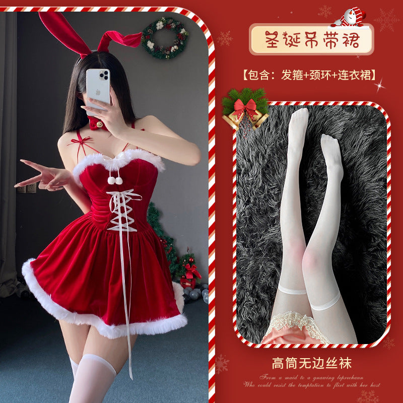 Christmas Costume Cute Bunny Nightclub