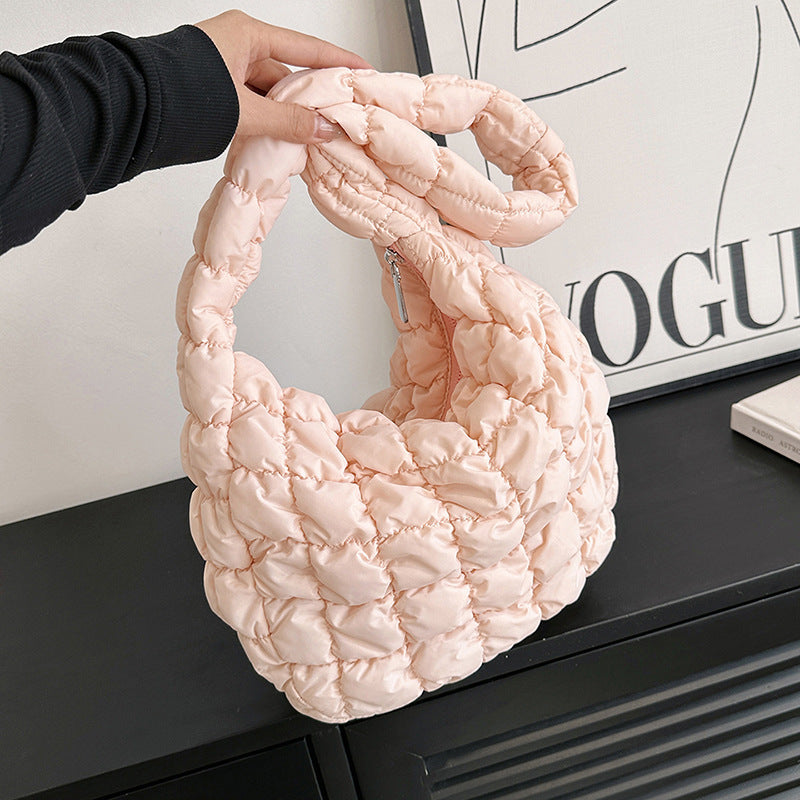Personalized Lightweight And Large Capacity Fashion New Cloud Pleated Big Bag For Women