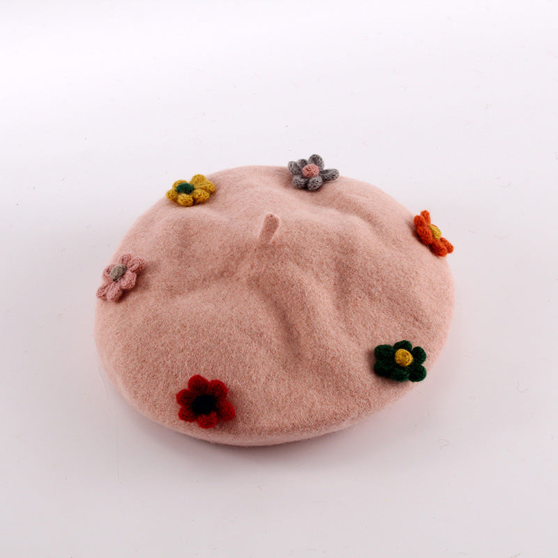 Warm Beret British Fashion Painter Hat