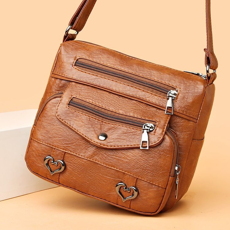 Women's Fashion Vintage Soft Leather Shoulder Bag