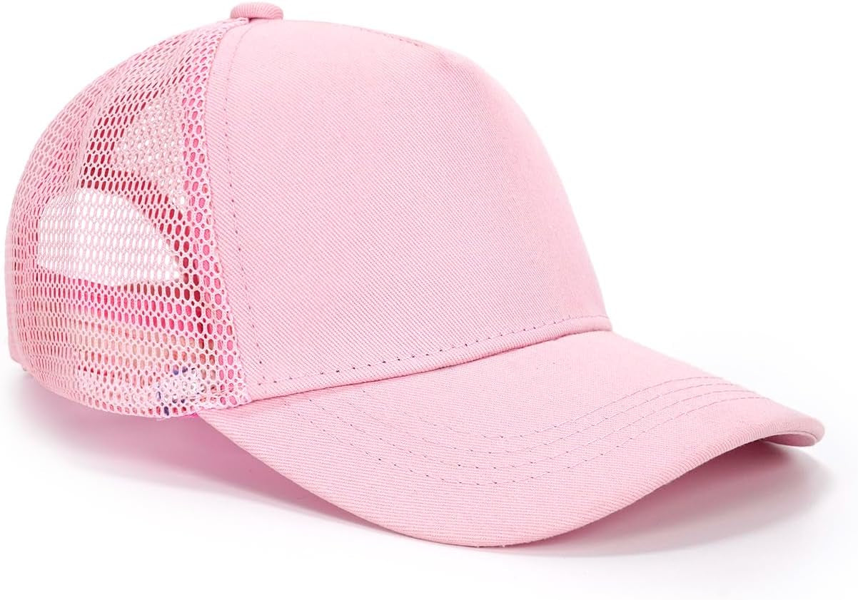 Baseball Cap for Kids-Adjustable Washed Cotton Golf Toddler Hat for Boys & Girls