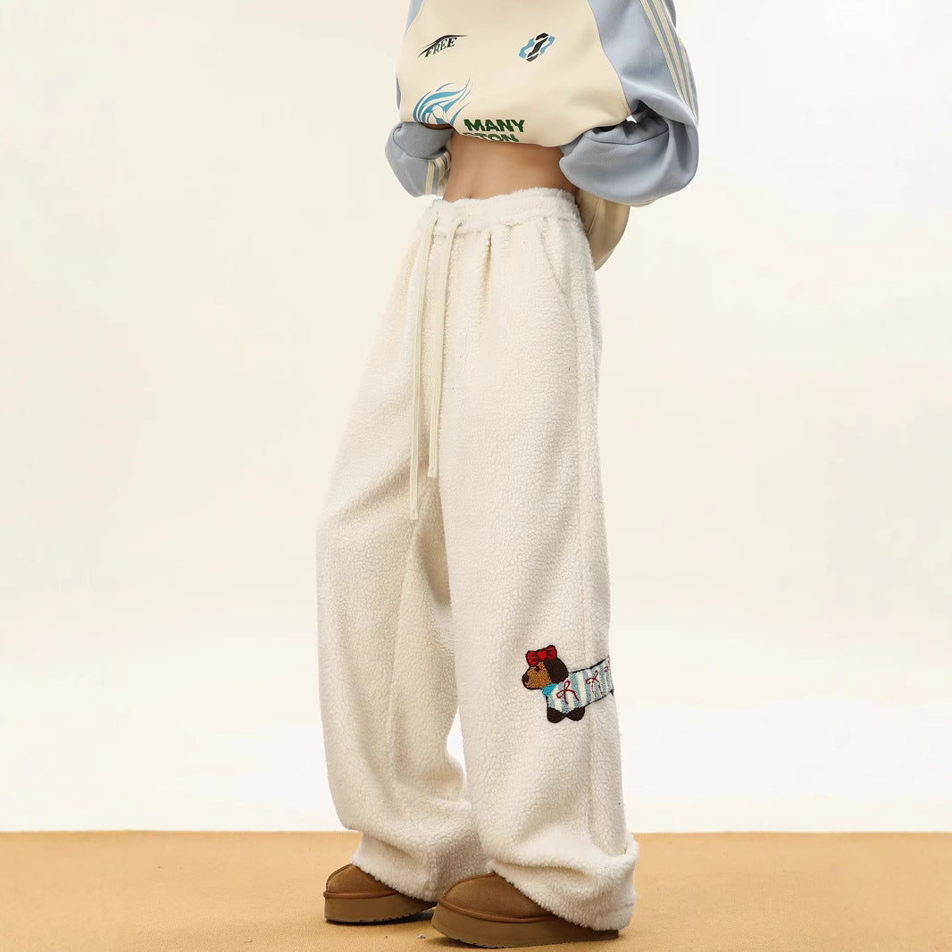 Sausage Dog Cotton Pants Men And Women Winter Thicken Thermal