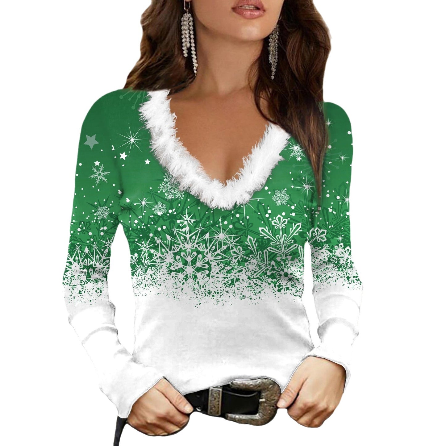 Women's Autumn And Winter Christmas Long Sleeve Elegant