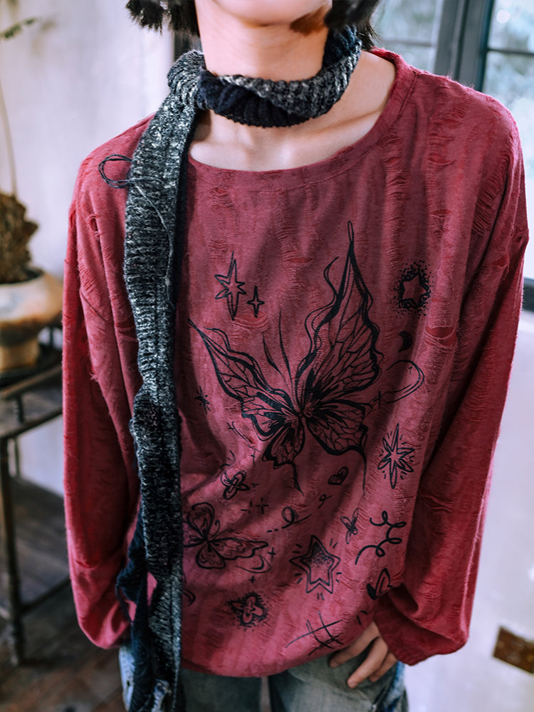 Retro Design Scarf Contrast Color Long Ribbon
