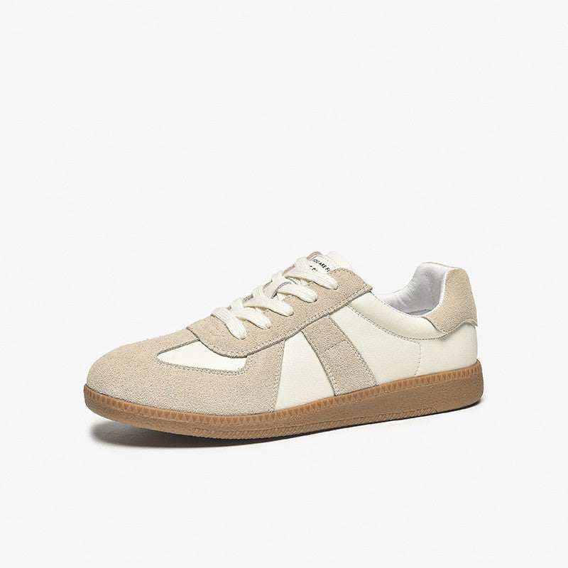 Women's Leather Shoes Retro White Sports