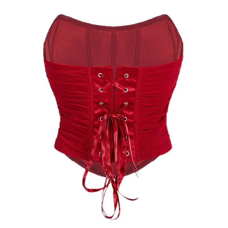 Womens Breathable Stretchy Bra-Style Sexy Camisole Top