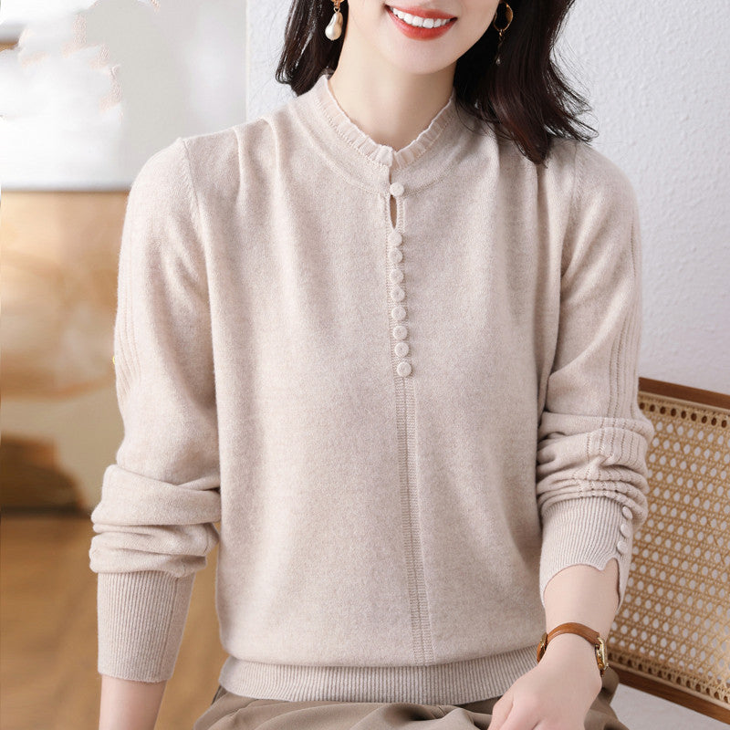Women's Wool Sweater Autumn And Winter Loose