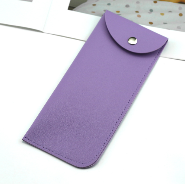 Glasses storage bag-PU leather-black-1 piece